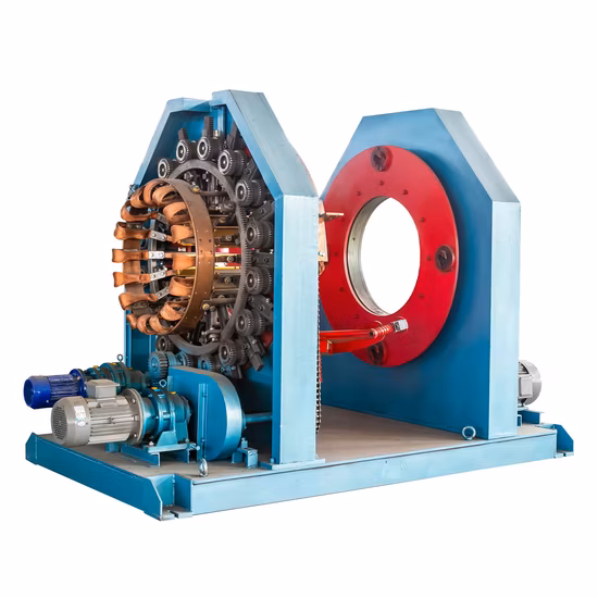 Schweißmaschine für die Herstellung von Schleuderbeton-Übertragungsmasten